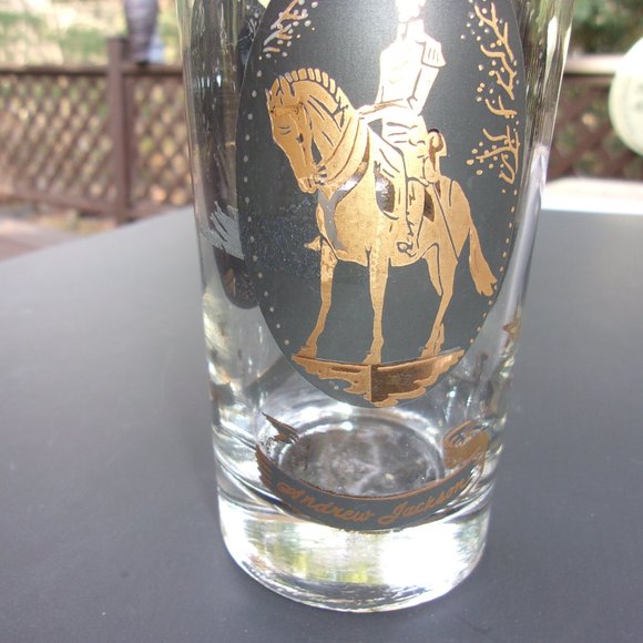 Vintage Libbey Andrew Jackson /Perry's Flagship Glass from 1960s - Picture 3 of 10